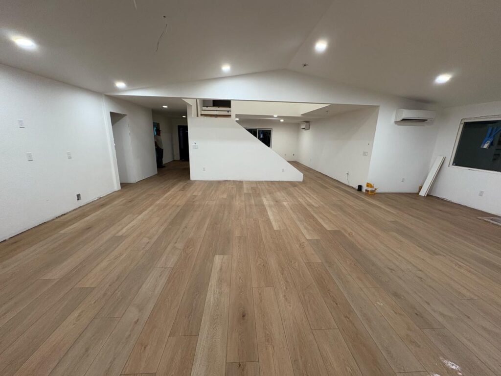 After LVP flooring installation Glendale AZ
