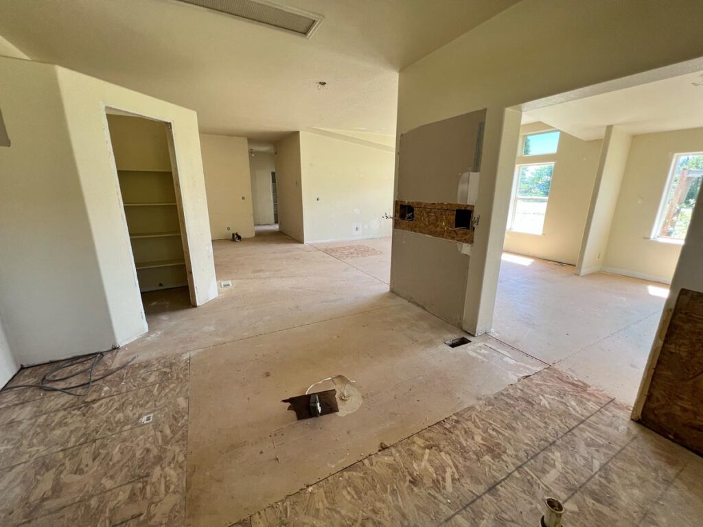 Before LVP and kitchen remodel Scottsdale AZ